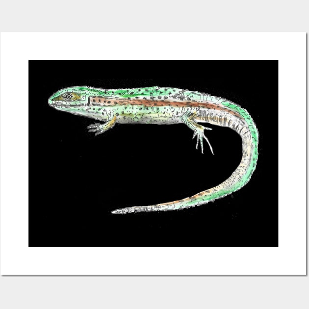 lizard Wall Art by Coppack